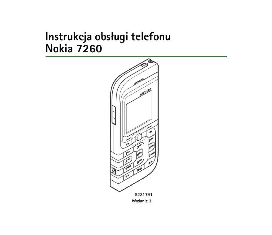 Mode d'emploi NOKIA 7260