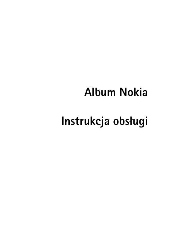 Mode d'emploi NOKIA IMAGE ALBUM