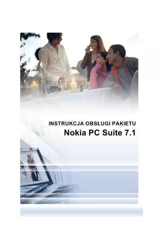 Mode d'emploi NOKIA PC SUITE 7.1