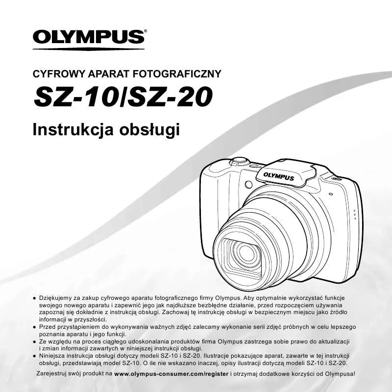Mode d'emploi OLYMPUS SZ-10