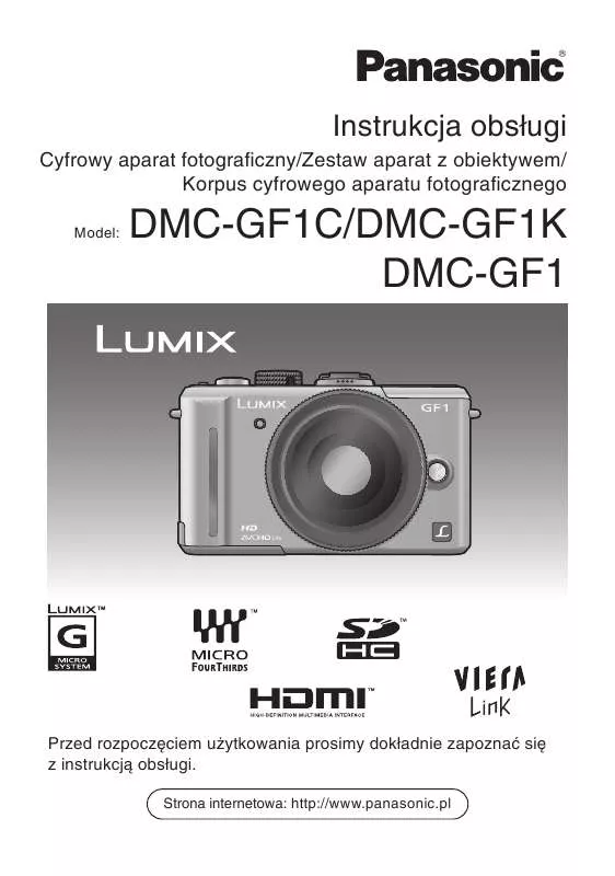 Mode d'emploi PANASONIC DMCGF1K