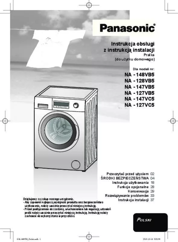 Mode d'emploi PANASONIC NA-127VB5WPL