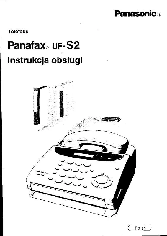 Mode d'emploi PANASONIC PANAFAX UF-S2