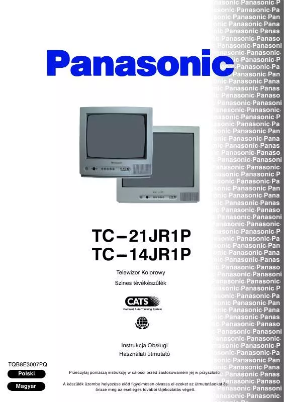 Mode d'emploi PANASONIC TC-21JR1P