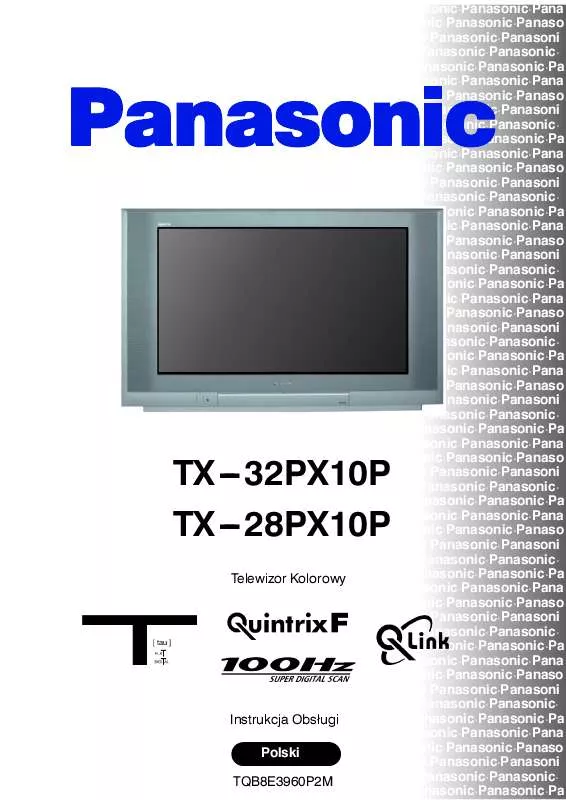 Mode d'emploi PANASONIC TX-28PX10P