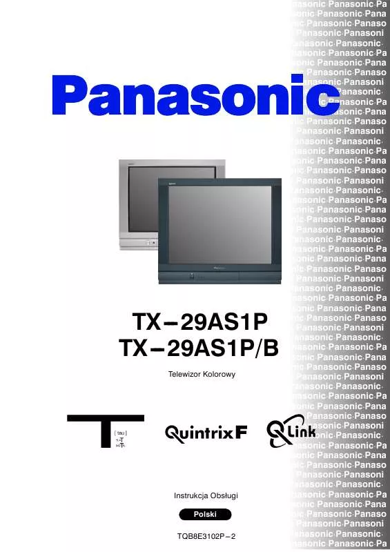 Mode d'emploi PANASONIC TX-29AS1PB