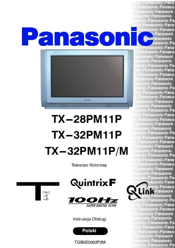 Mode d'emploi PANASONIC TX-32PM11PM