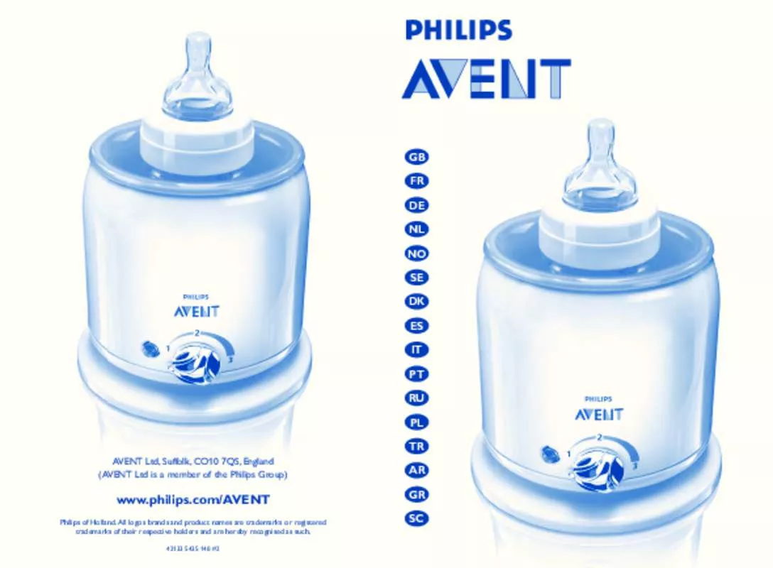 Mode d'emploi PHILIPS AVENT EXPRESS