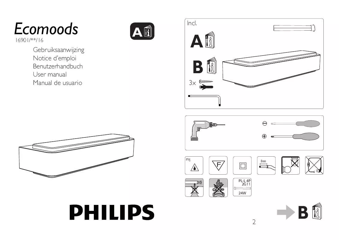 Mode d'emploi PHILIPS 16901-93-16