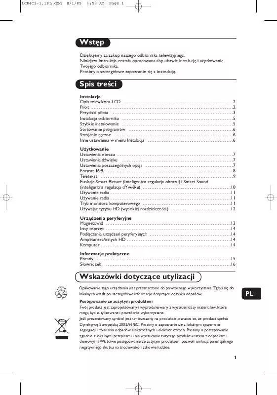 Mode d'emploi PHILIPS 17PF9220