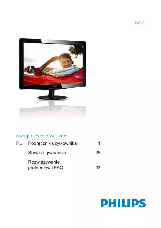 Mode d'emploi PHILIPS 190V3AB5