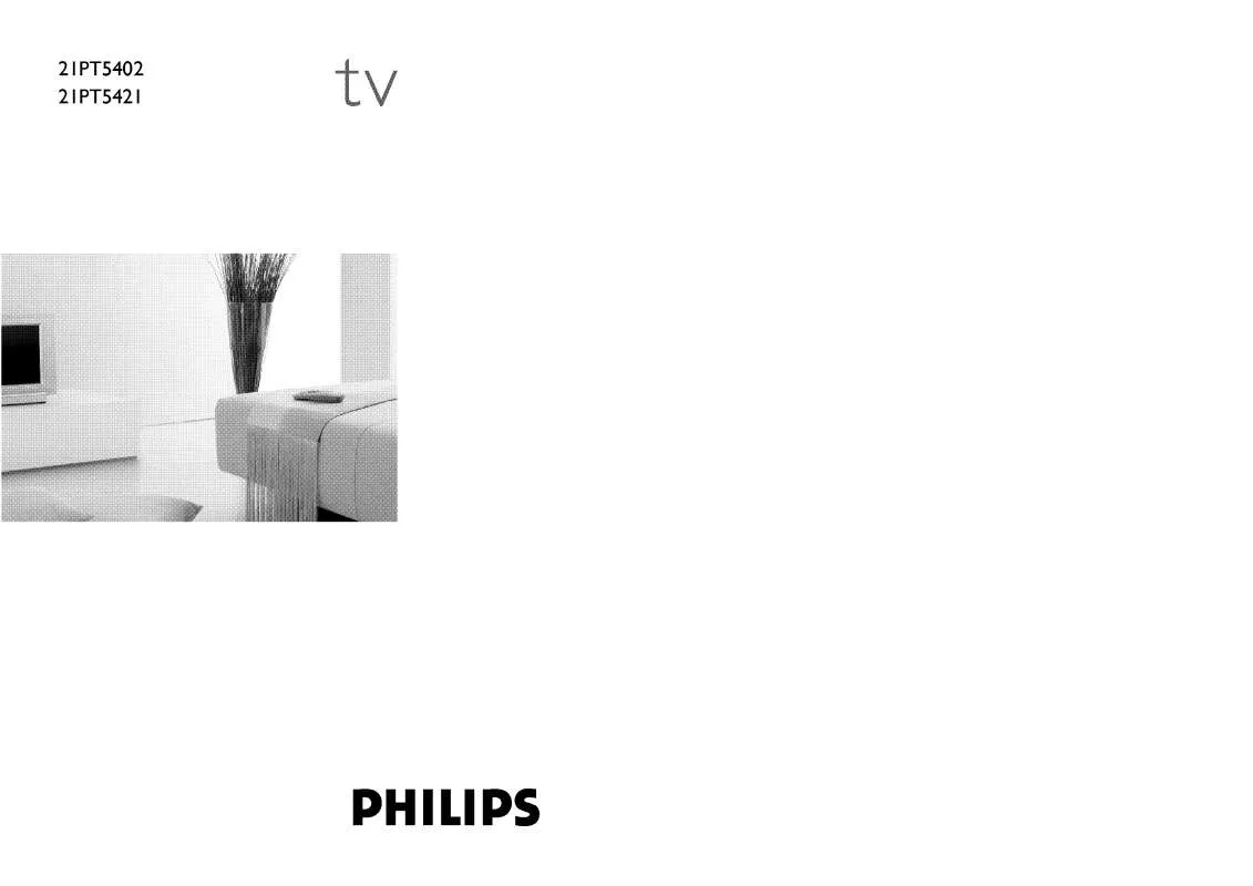 Mode d'emploi PHILIPS 21PT5402