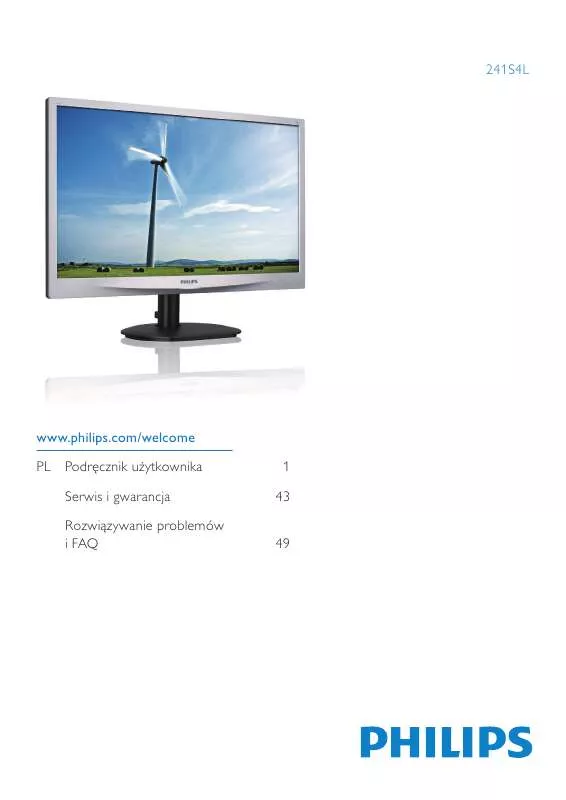 Mode d'emploi PHILIPS 241S4LYCB
