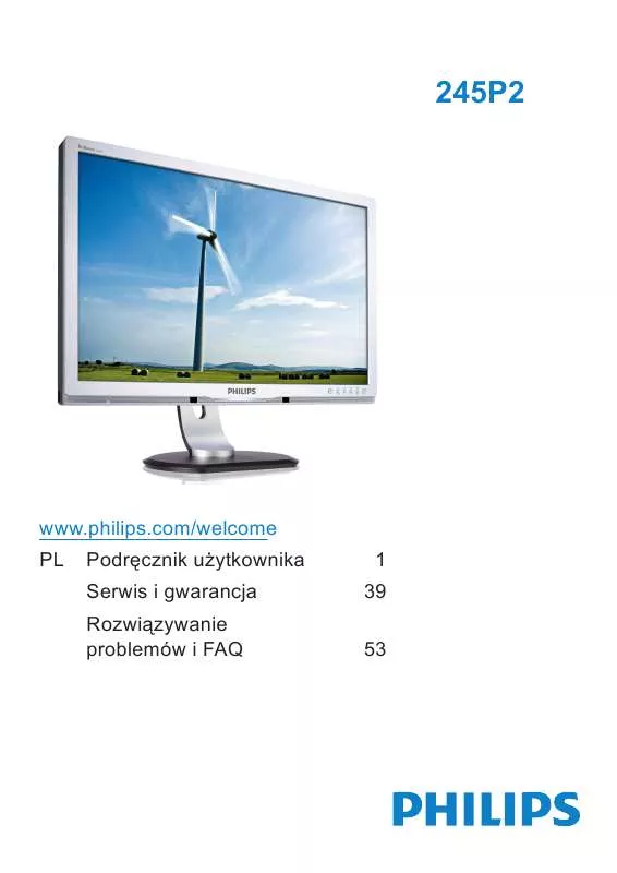 Mode d'emploi PHILIPS 245P2ES