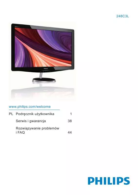 Mode d'emploi PHILIPS 248C3LHSW