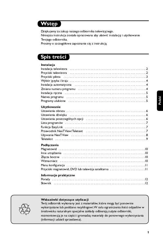 Mode d'emploi PHILIPS 25PT7106