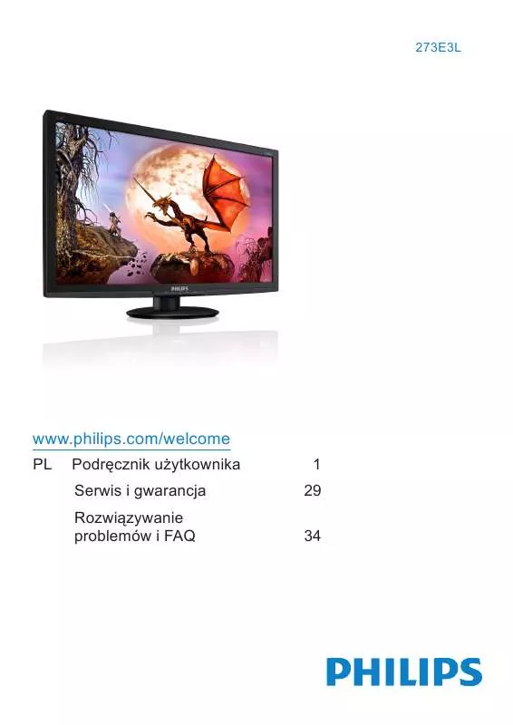 Mode d'emploi PHILIPS 273E3LSB