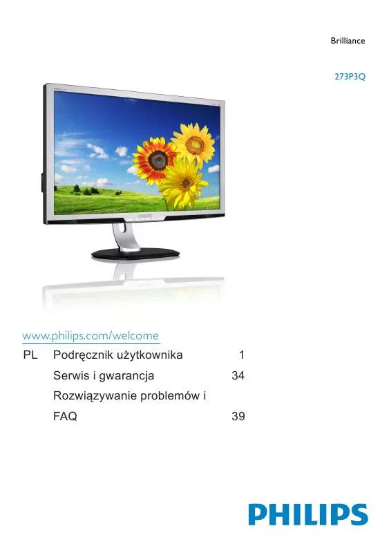 Mode d'emploi PHILIPS 273P3QPYEB