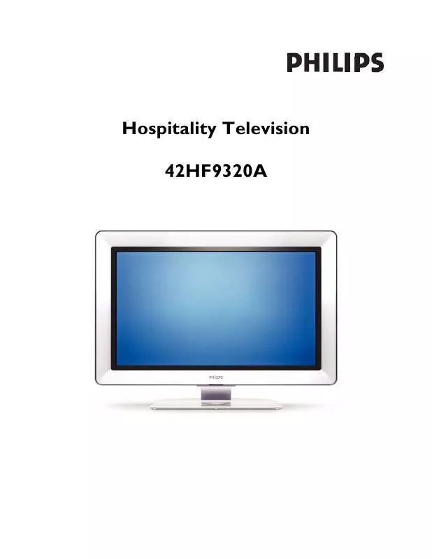 Mode d'emploi PHILIPS 42HFL9320A