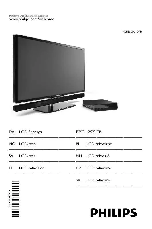 Mode d'emploi PHILIPS 42PES0001D