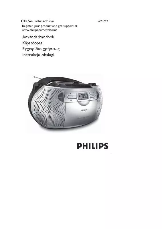 Mode d'emploi PHILIPS AZ1027