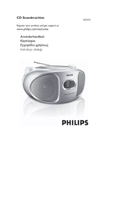 Mode d'emploi PHILIPS AZ102C