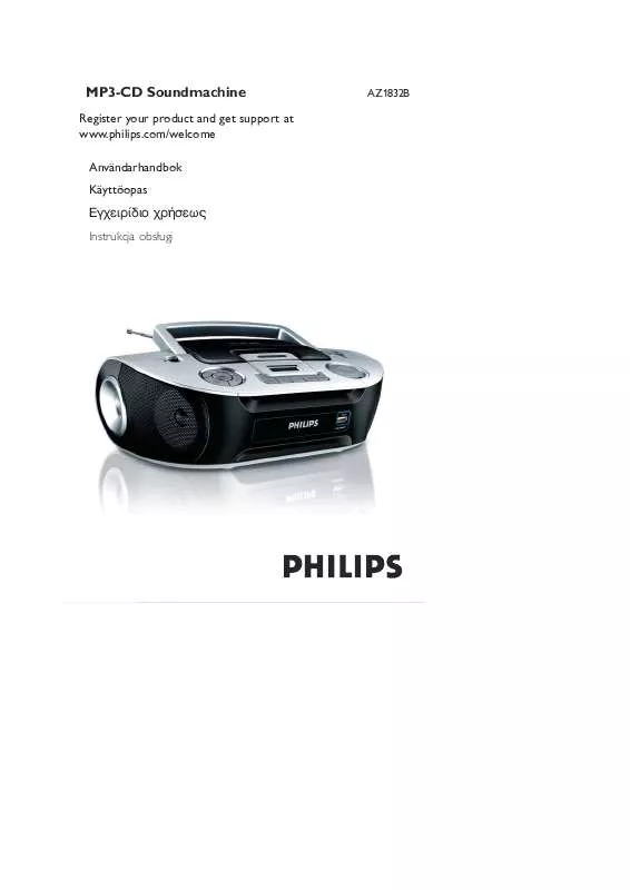 Mode d'emploi PHILIPS AZ1832B