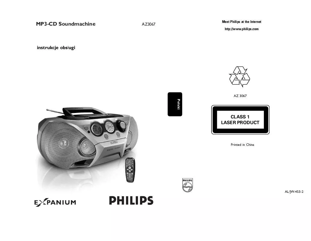 Mode d'emploi PHILIPS AZ3067/00C