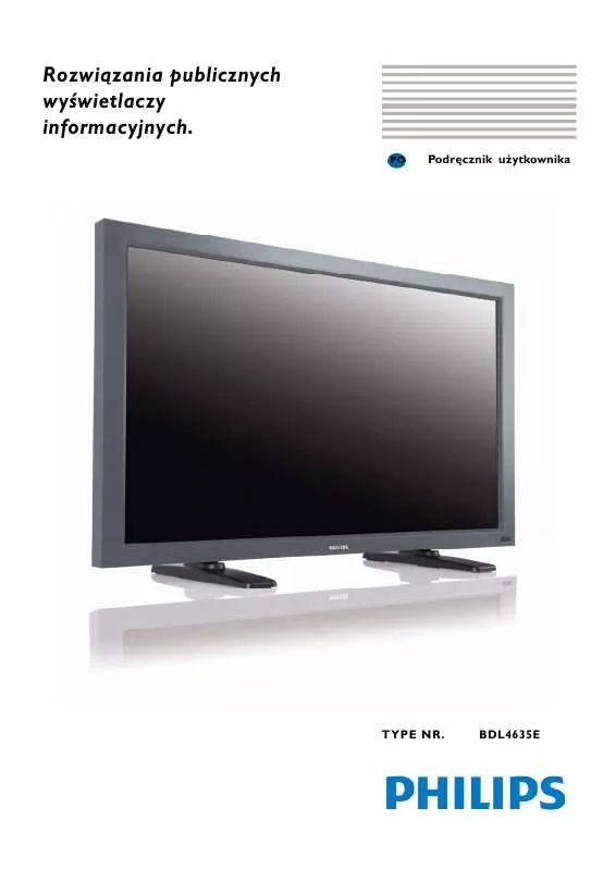 Mode d'emploi PHILIPS BDL4635E