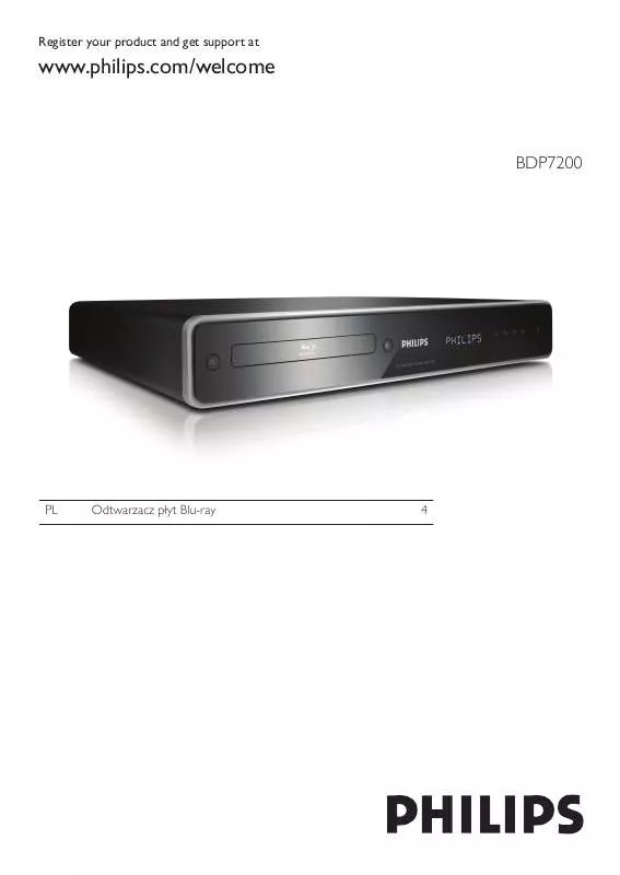 Mode d'emploi PHILIPS BDP7200