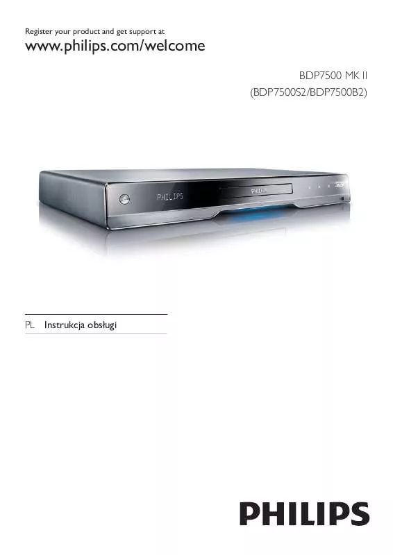 Mode d'emploi PHILIPS BDP7500B2