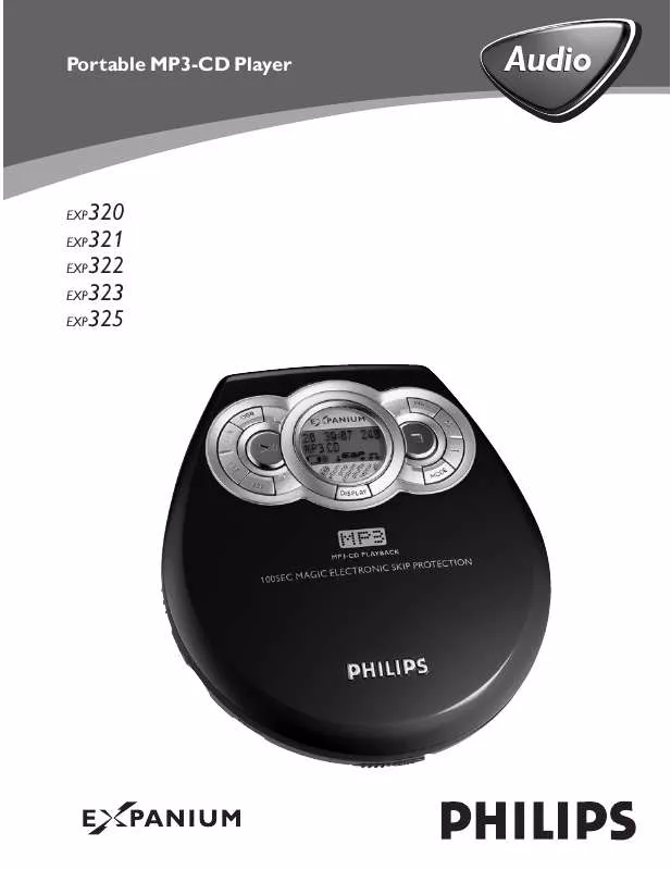 Mode d'emploi PHILIPS EXP325/00C