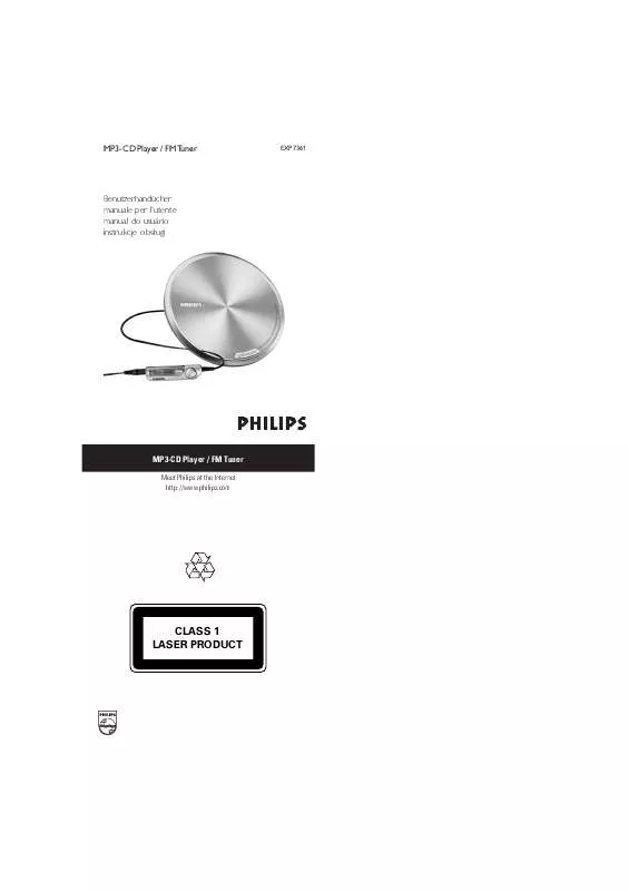 Mode d'emploi PHILIPS EXP7361/00C