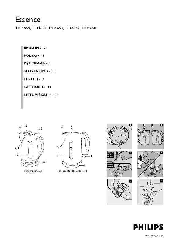 Mode d'emploi PHILIPS HD4653