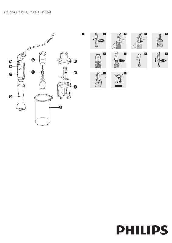 Mode d'emploi PHILIPS HR1362