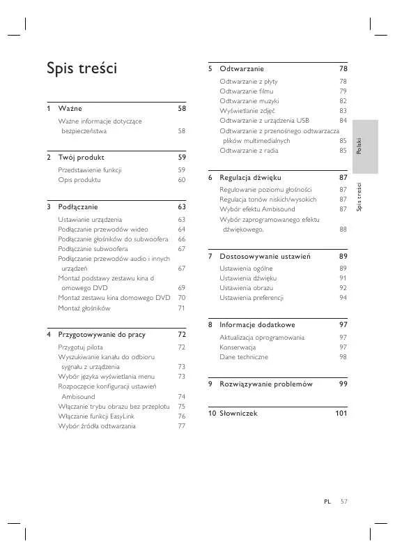 Mode d'emploi PHILIPS HTS6515