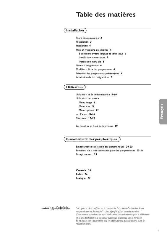 Mode d'emploi PHILIPS LR03PB5A