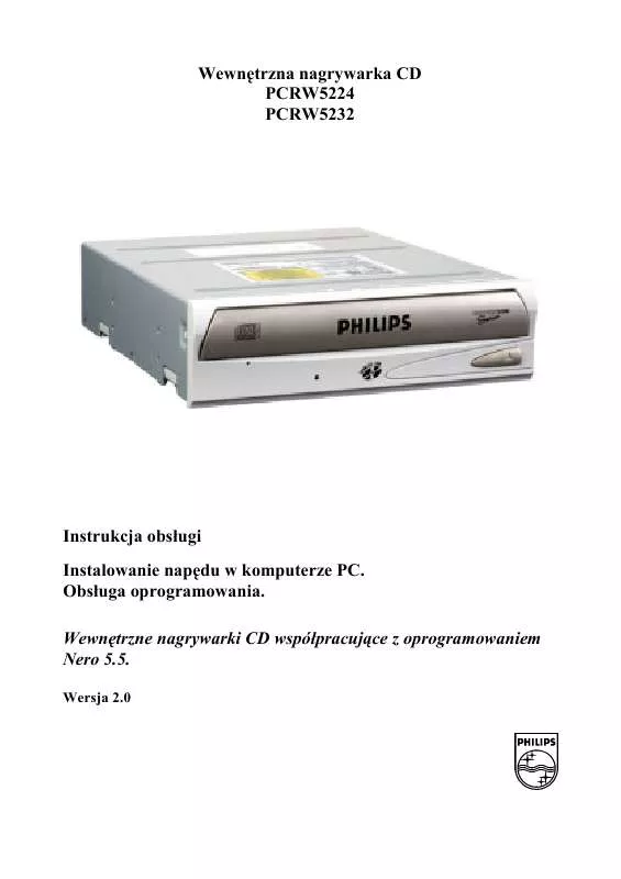 Mode d'emploi PHILIPS PCRW5224K