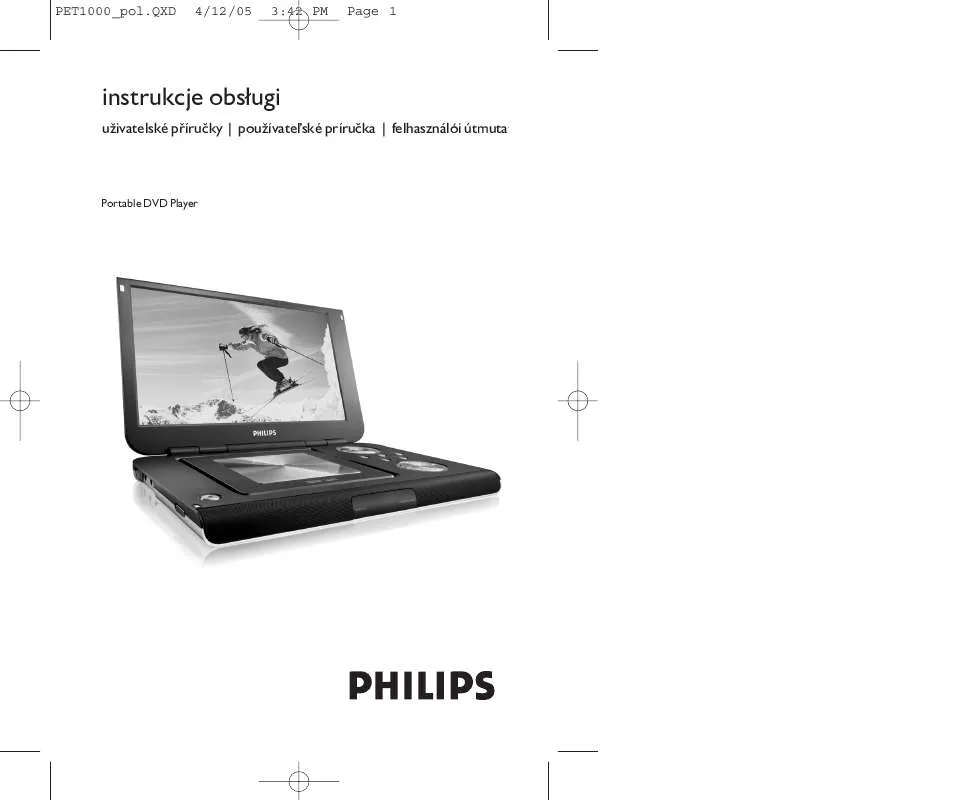 Mode d'emploi PHILIPS PET1000