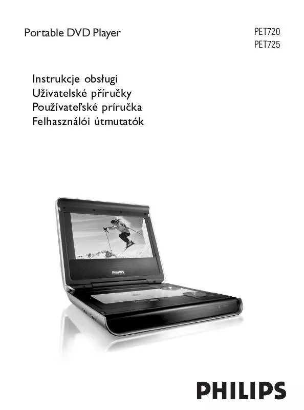 Mode d'emploi PHILIPS PET725