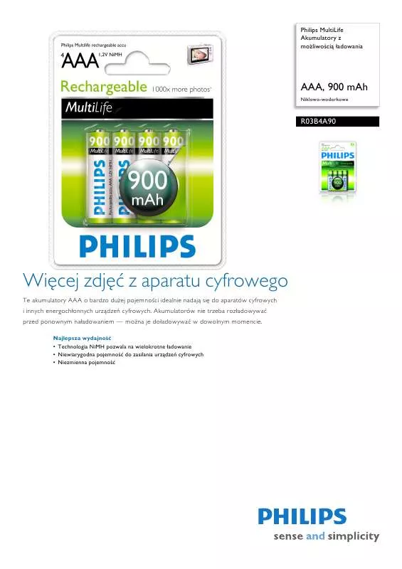 Mode d'emploi PHILIPS R03B4A90