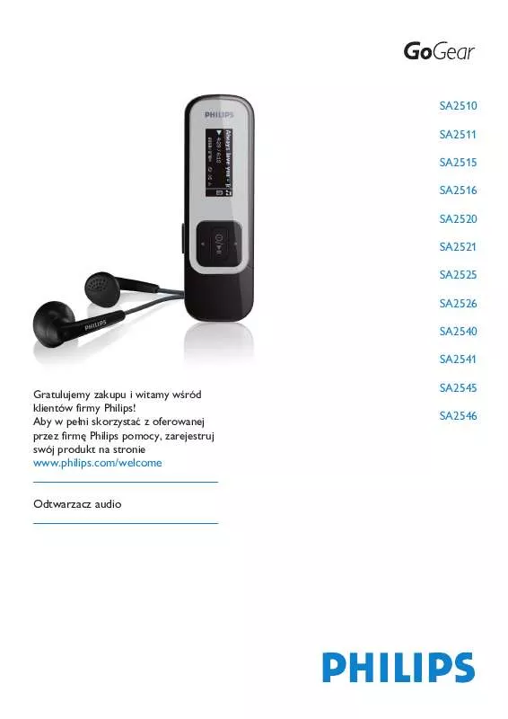 Mode d'emploi PHILIPS SA2520