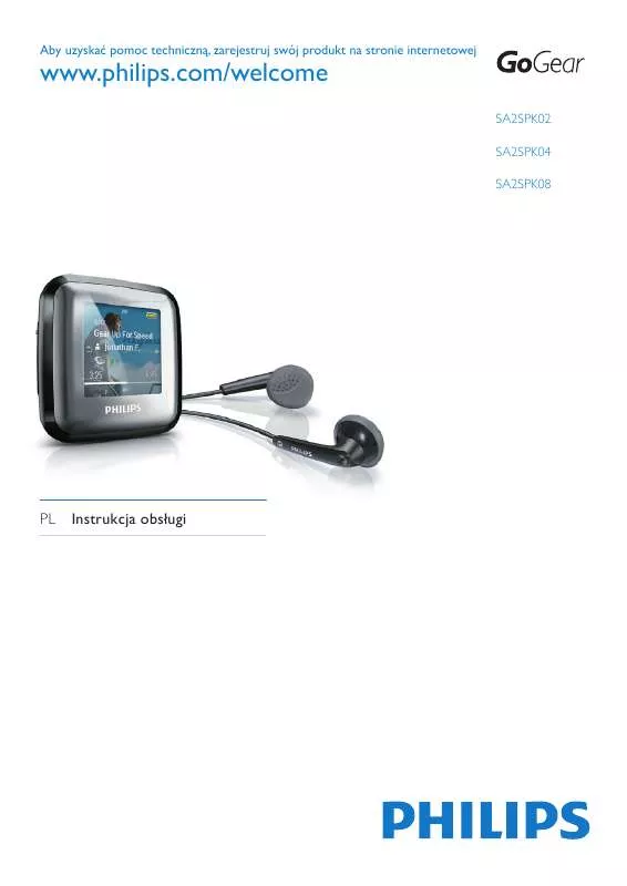 Mode d'emploi PHILIPS SA2SPK02S