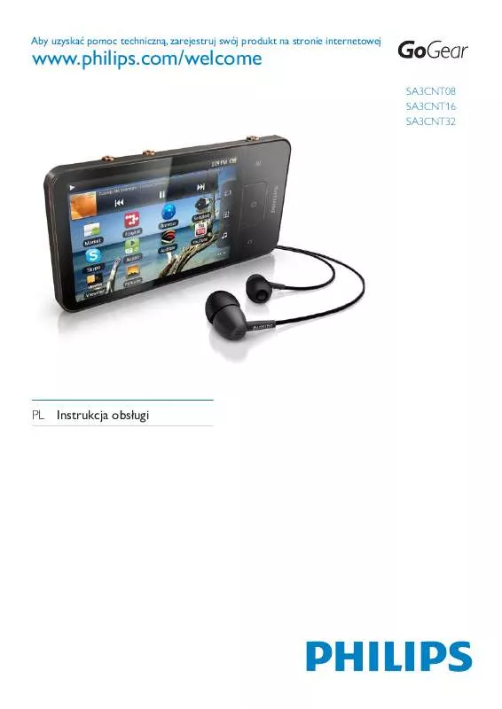 Mode d'emploi PHILIPS SA3CNT16