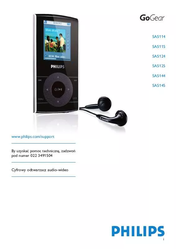 Mode d'emploi PHILIPS SA5115