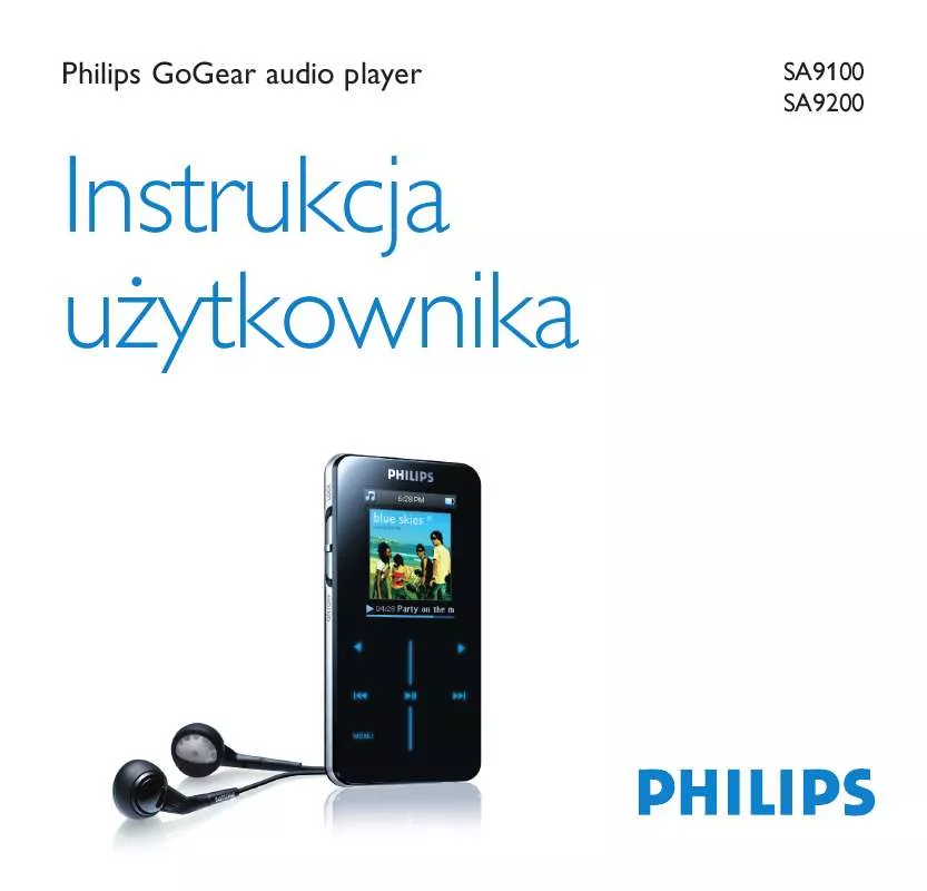 Mode d'emploi PHILIPS SA9100