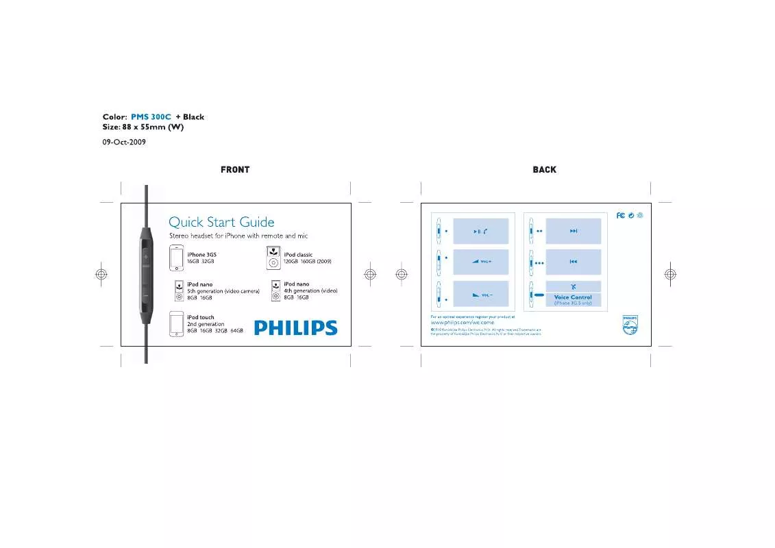 Mode d'emploi PHILIPS SHH9506