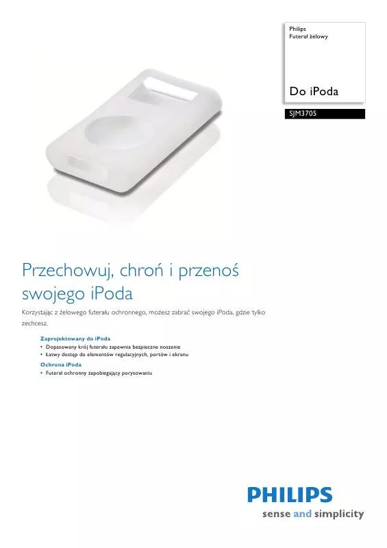 Mode d'emploi PHILIPS SJM3705