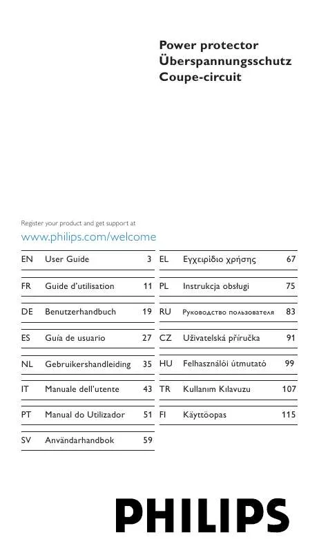 Mode d'emploi PHILIPS SPR4500