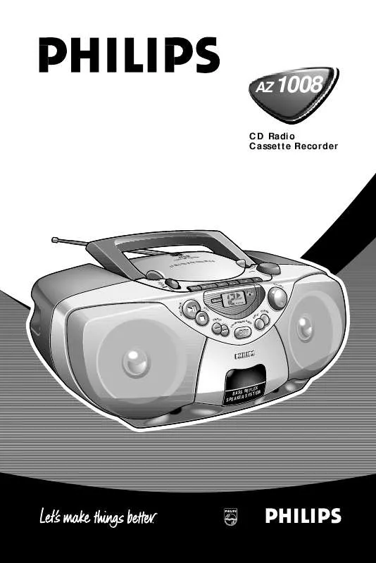 Mode d'emploi PHILIPS THAZ1008CDA1